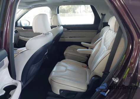 2022 Hyundai Palisade Calligraphy from USA, damaged, VIN KM8R74HE3NU446777